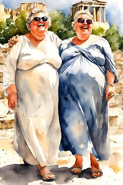 2 dames accueillantes en Grèce sur De gezellige Dames