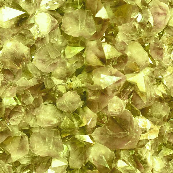 Goldener Amethyst Edelstein von Artmotifs Eve