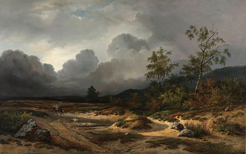 Landschap bij naderend onweer, Willem Roelofs van Schilders Gilde