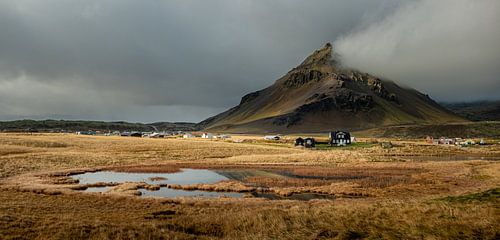 Arnarstapi op het schiereiland Snaefellsnes, IJsland