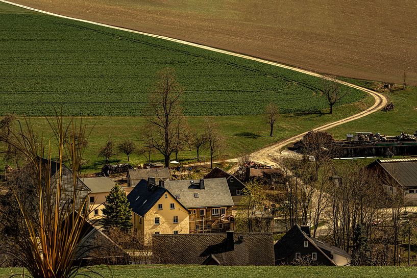 Landscape in the Erzgebirge by Johnny Flash