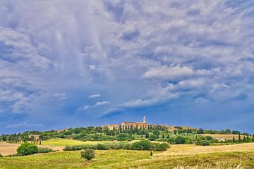 Italië Toscane landschap Pienza van eric van der eijk
