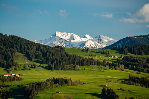 Spring view of the Gaishorn