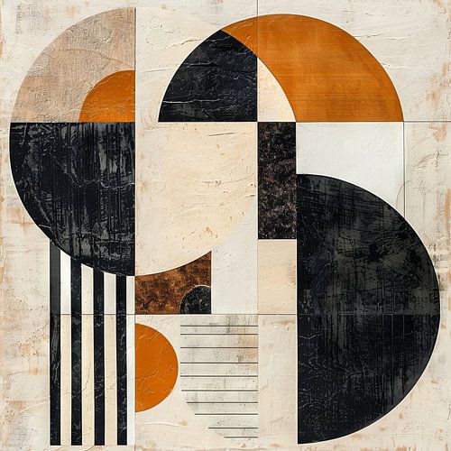 Geometrische harmonieën in kleuren