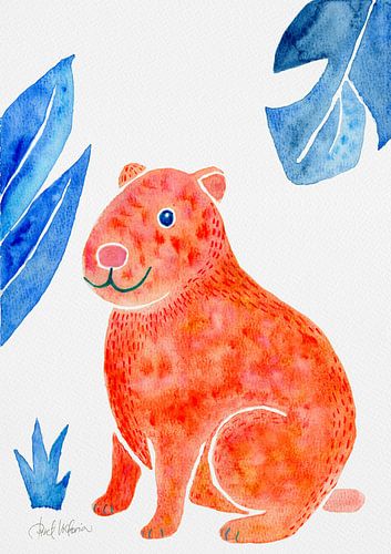 Capibara d'or sur Piret Victoria Ribas Art & Photography