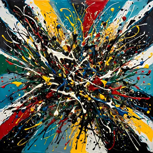 Expressionnisme abstrait sur Zebra404 - Art Parts
