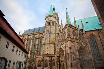 Kathedraal van Erfurt - Thüringen, Duitsland van t.ART