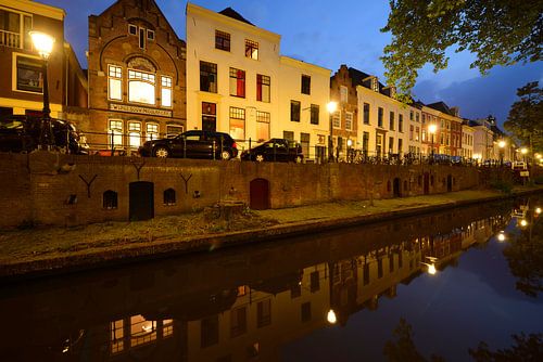 Nieuwegracht in Utrecht between Quintijnsbrug and Magdalena Bridge