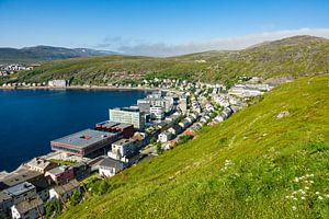 View to the city Hammerfest in Norway sur Rico Ködder