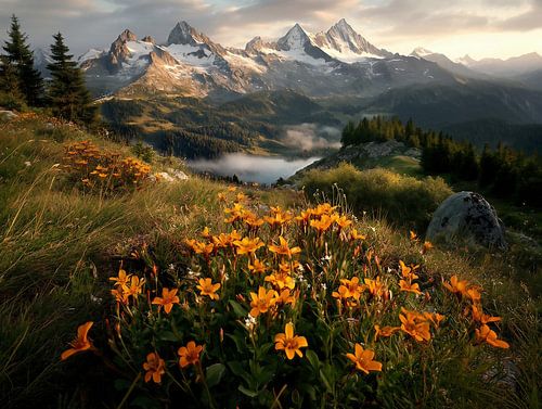 Path through the Alps