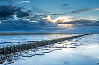 Prachtige lucht boven de waddenzee van Goffe Jensma thumbnail