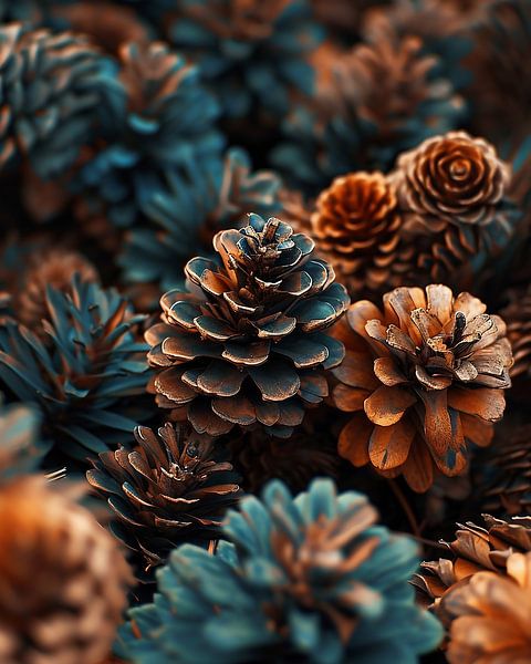 Tannenzapfen von fernlichtsicht