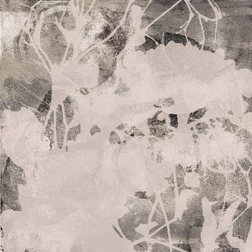 Botanical abstract art in neutral colors by Abstract Minimalist Art