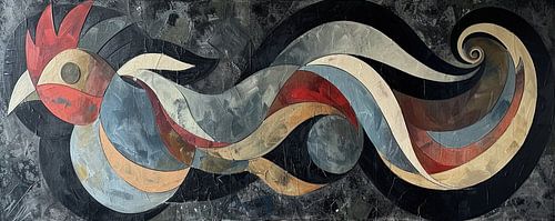 Cock Painting | Swirl Cock