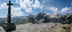panorama at the Great St. Bernard Pass
