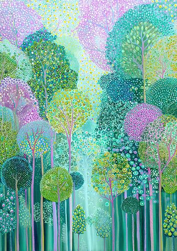 Kleurrijke Bomen | Vibrant Forest Harmony