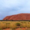 Close-up van Uluru,  of Ayers Rock, Noordelijk Territorium, Australië van Henk van den Brink