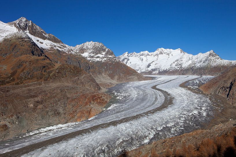 Der grosse Aletschgletscher von Menno Boermans