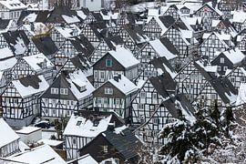 Die Fachwerkhäuser von Freudenberg im Siegerland von Roland Brack