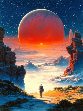Astronaut's Red Dawn van Taudalpoi