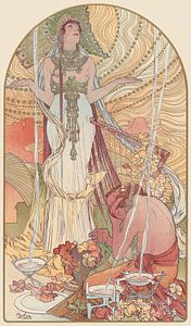 Incantation (Salammbo) (1897) von Alphonse Mucha