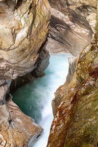Wasserfluss in der Schlucht von Bellano