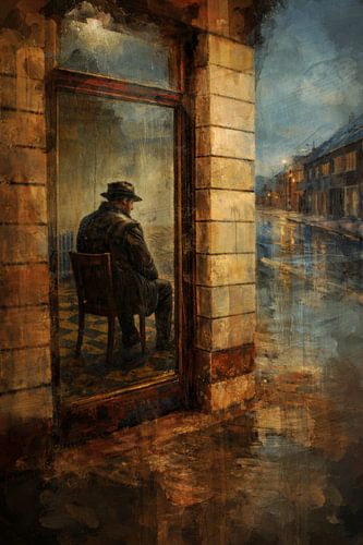 Se réfugier dans un café sur Geert Van Baelen