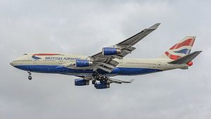 Passagierflugzeug vom Typ Boeing 747-400 der British Airways.