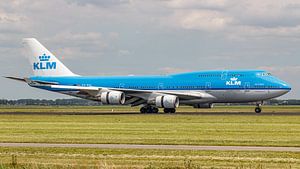KLM Boeing 747-400M Passagier- und Frachtflugzeug.