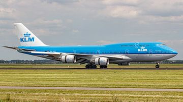 KLM Boeing 747-400M passagiers- en vrachtvliegtuig. van Jaap van den Berg