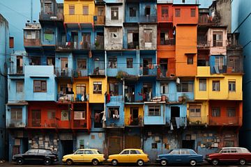 Colourful slum by Studio Allee