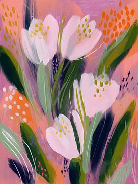 Sanft blühende Felder von Mosaic Dialogue