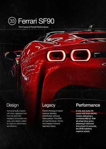 Ferrari SF90 Zeitschrift