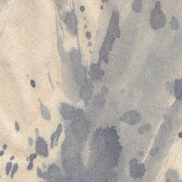 Wabi-Sabi neutrale minimalistische Aquarellmalerei