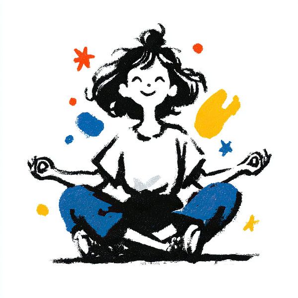 Méditation Femme | Méditation calme et colorée par OMG Art