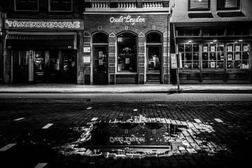 Leiden in zwart wit van Dirk van Egmond