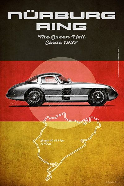 Nürburgring Vintage Uhlenhaut Coupe von Theodor Decker