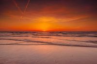sunset in Ostend