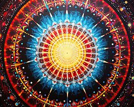 Bunt abstrakt 42974 von Abstraktes Gemälde