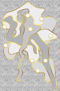 Golden Eternal Shapes | grau