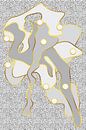 Golden Eternal Shapes | grau von Melanie Viola Miniaturansicht