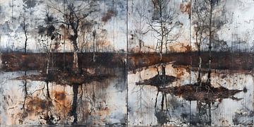 LANDSCAPE EXPRESSIONISM DIPTYCH 01/02 by AHAI depARTment
