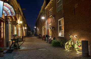 De Trompetstraat in Delft van Charlene van Koesveld