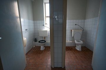 Gone Intimacy: Two Different Toilets in an Abandoned Monastery by Het Onbekende