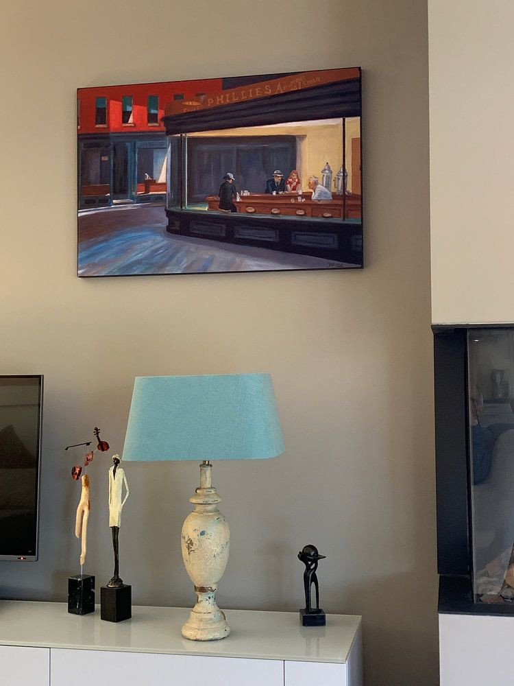 Nachtschwärmer (Nighthawks) - Edward Hoppers, von Jan Wiersma