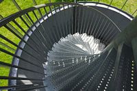 Spiral staircase lookout tower