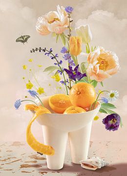 Still life 'Orange' by Willy Sengers