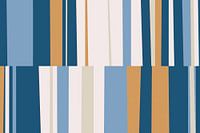 Mosaikblau H3 | Geometrisches Colorblocking