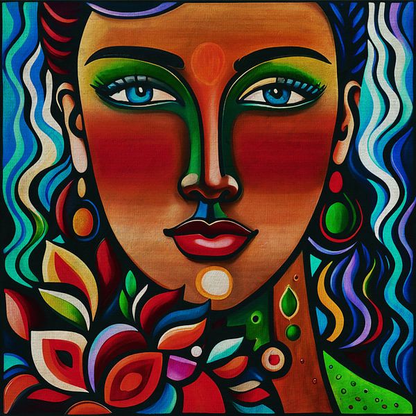 Portretten geschilderd in expressionistische stijl nr.30 van Jan Keteleer