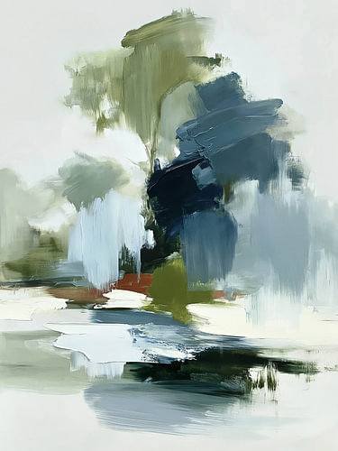 Wo die Landschaft verblasst